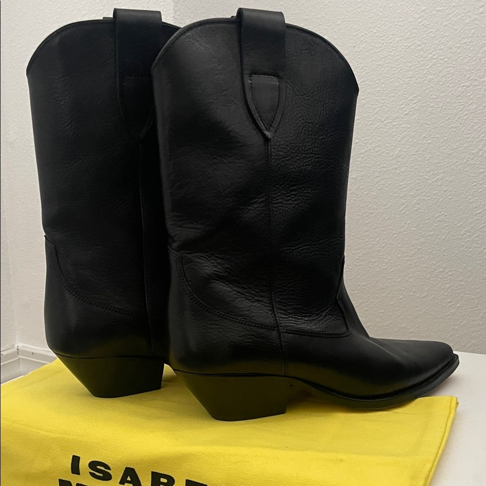 Isabel Marant Black Leather Boots